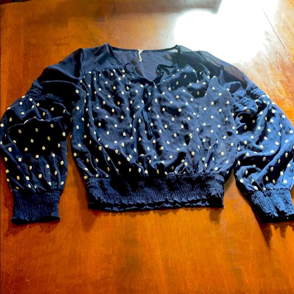Free People Sheer Blouse